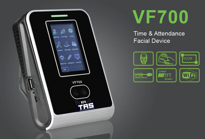 VF700 Biometric Time Attendance facial recognition